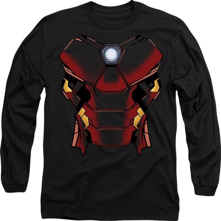 Actual product image Iron Man Unisex Adult Costume T-Shirt (M)