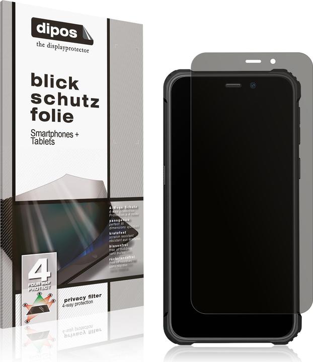 Actual product image Dipos Privacy Screen Protector 4-Way Privacy-Filter (1 Piece, Oukitel WP2)
