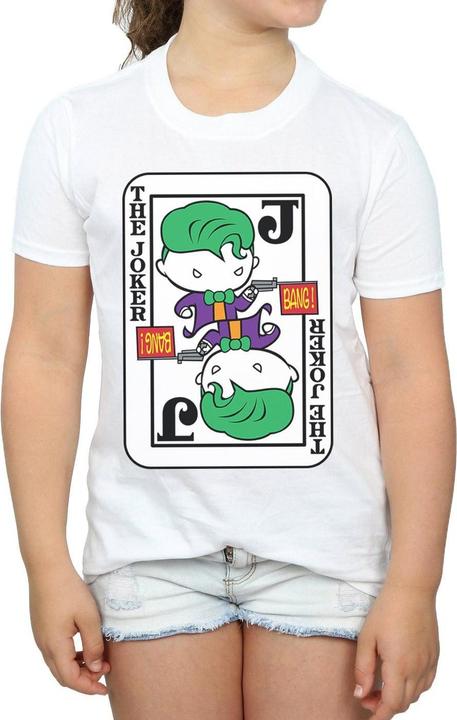Produktbild Chibi Joker Playing Card TShirt Mädchen (140, 146)