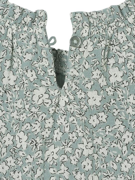 Actual product image Vertbaudet Girls' baby flounce dress in cotton muslin (68)