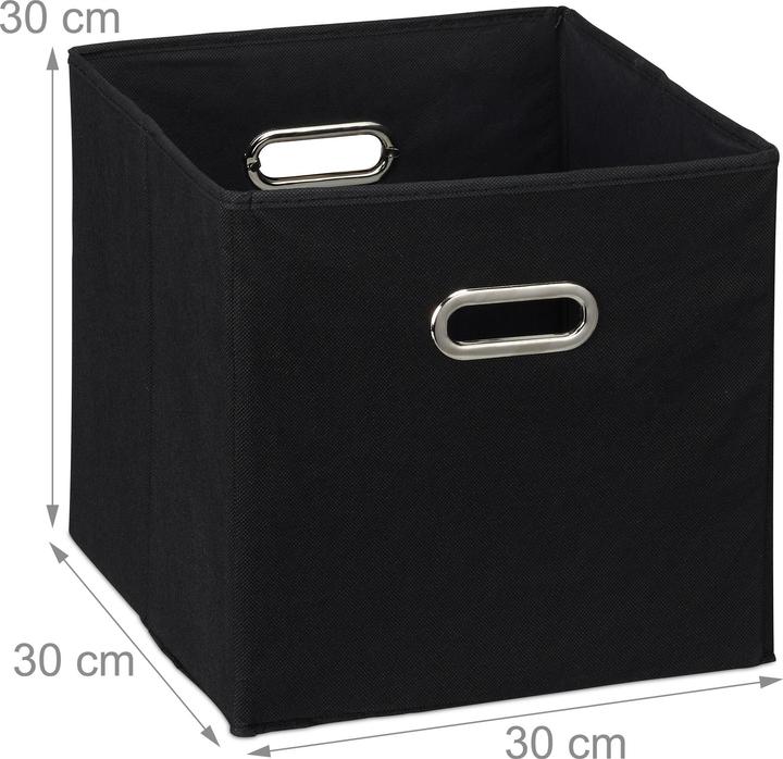 Actual product image Relaxdays 4x storage box (30 x 30 x 30 cm, 26 l)