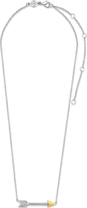 Produktbild Ti Sento Milano Collier Pfeil mit Zirkonia bicolor vergoldet 3951ZY/42 (925er Silber, 48 cm)