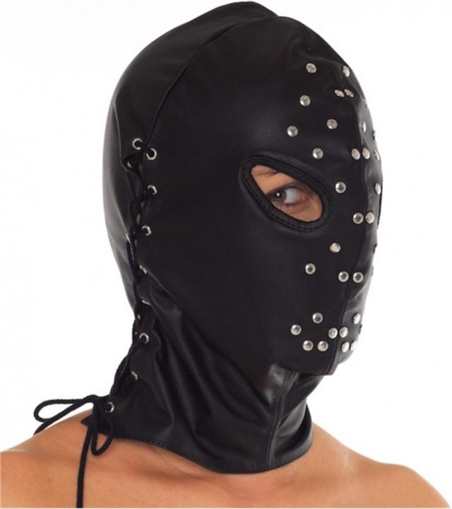 Image du produit Rimba Masque de bourreau en cuir "Drake