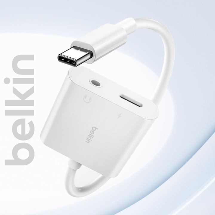 Immagine prodotto Belkin RockStar Adapter (Presa da 3,5 mm, USB tipo C)