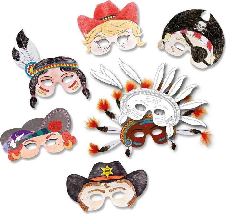 Produktbild Folia Kindermasken Abenteuer