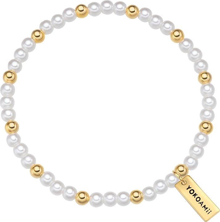 Actual product image Yokoamii Ladies pearl bracelet - 36382 (21 cm, Metal alloy)