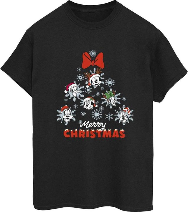 Immagine prodotto Disney Mickey Mouse And Friends Christmas Tree Maglietta Ampia Donna (S)