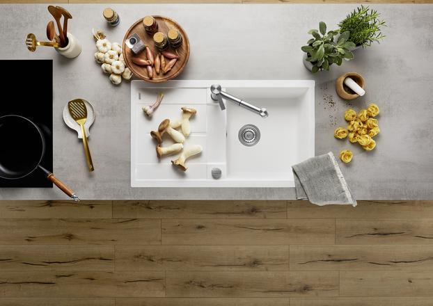 Actual product image Blanco Metra 5 S (Top-mounted sink, 86 cm, 50 cm)