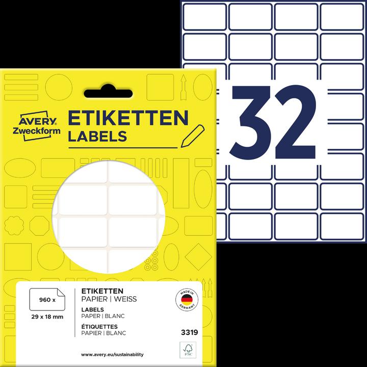 Immagine prodotto Avery Vielzweck-Etiketten