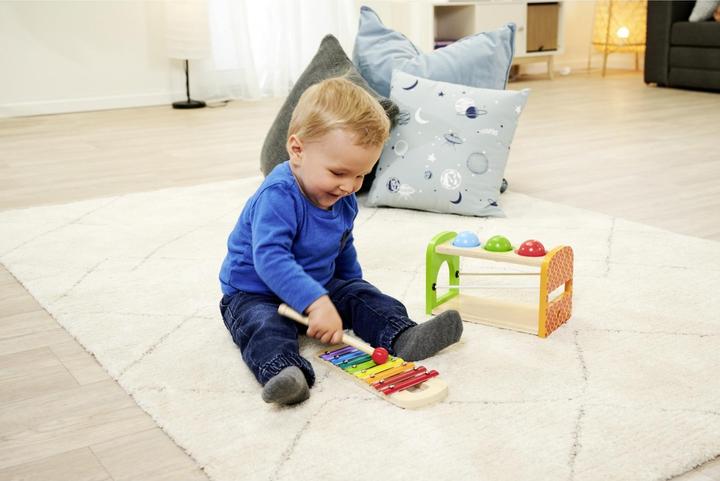 Actual product image Eichhorn Xylophone knocking bench (German)