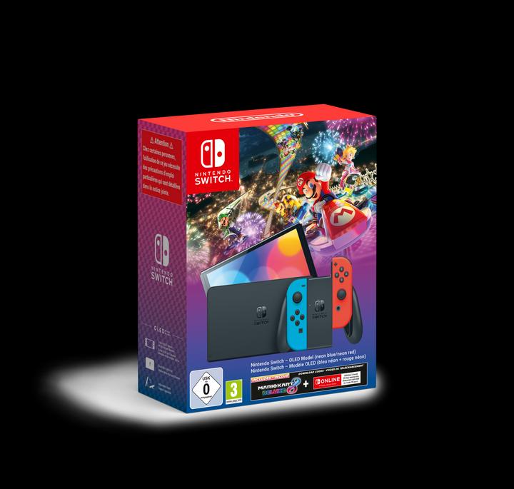 Produktbild Nintendo Switch OLED-Modell – Mario Kart 8 Deluxe Set