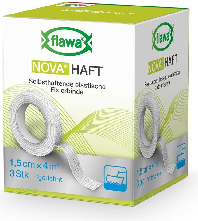 Image du produit Flawa Haft kohäsive Gazebinde 1.5cmx4m