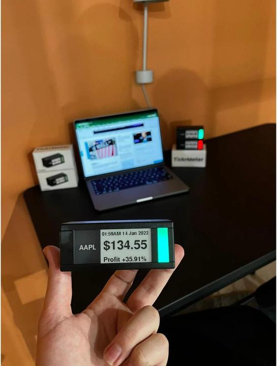 Immagine prodotto TickrMeter Display intelligente per i titoli azionari