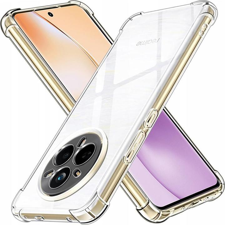 Immagine prodotto Techsuit - Shockproof Clear Silicone - Realme 14 Pro - Clear (Realme 14x)