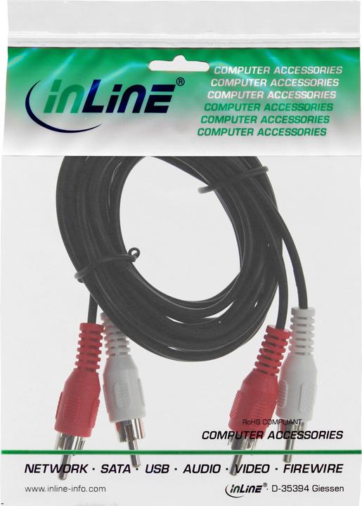 Produktbild InLine Cinch Kabel (15 m, Cinch)