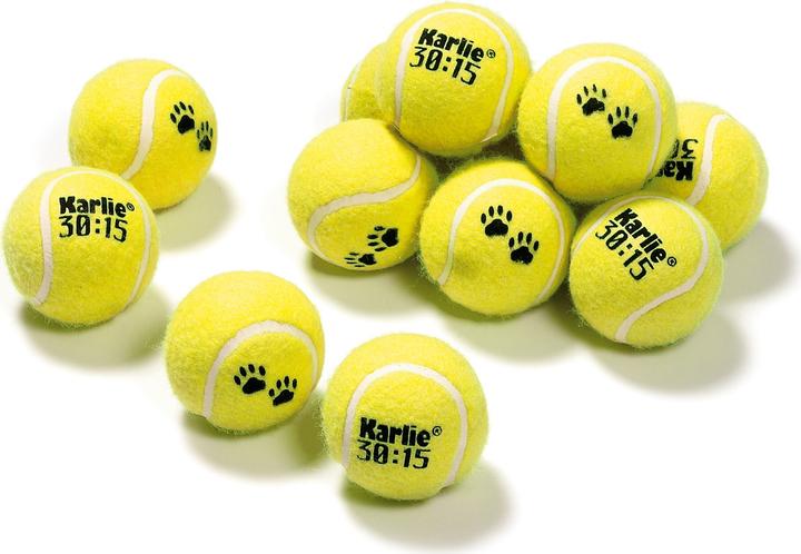 Immagine prodotto Karlie Tamburo giocattolo con 12 palle da tennis (Palla giocattolo per cani)