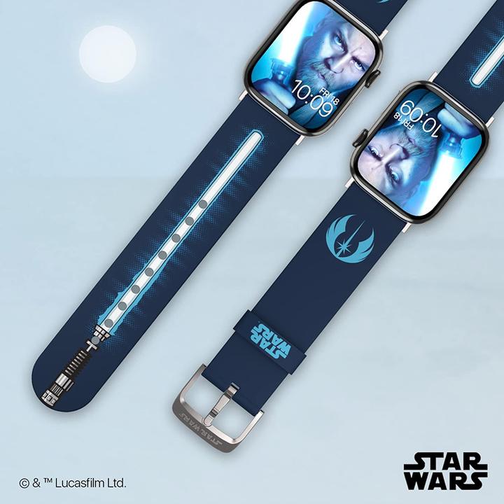 Immagine prodotto Moby Fox Bracciale Smartwatch Star Wars Darth Vader Lightsaber 22 mm (22 mm, Silicone, Acciaio inossidabile)