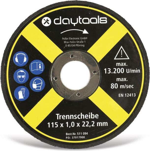 Produktbild Daytools Trennscheiben-Satz, 115 mm, 5-teilig