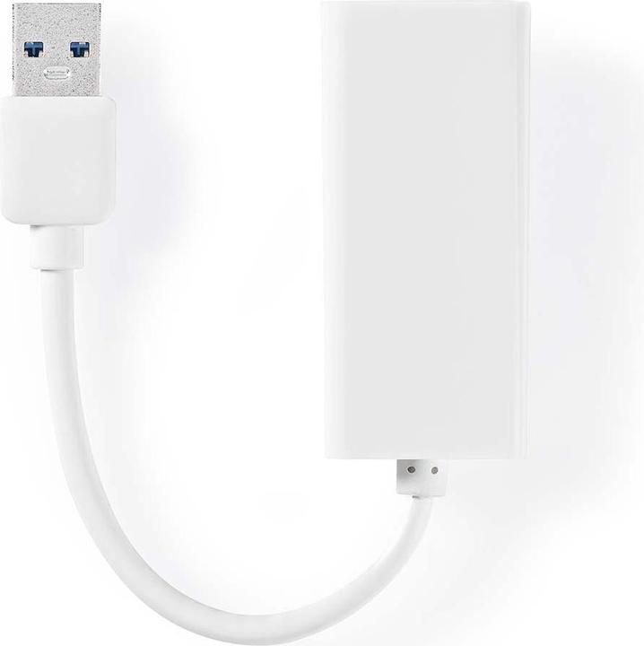 Immagine prodotto Nedis Adattatore USB-A | USB 3.2 Gen 1 | USB-A maschio | RJ45 femmina | 1 Gbps | 0,20 m | Rotondo |