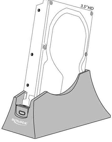Produktbild Delock 61858 Dockingstation SATA HDD USB3.0
