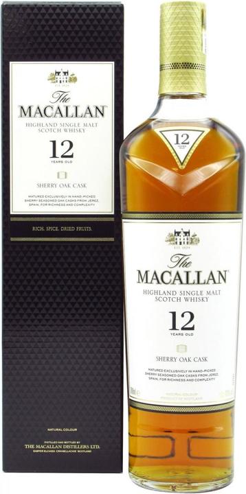 Macallan 12 Years (Single Malt, Scotch whisky, 1 x 70 cl)
