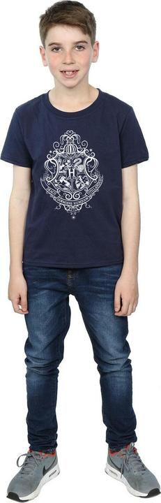 Immagine prodotto Hogwarts Draco Dormiens Crest Maglietta Ragazzi (128)