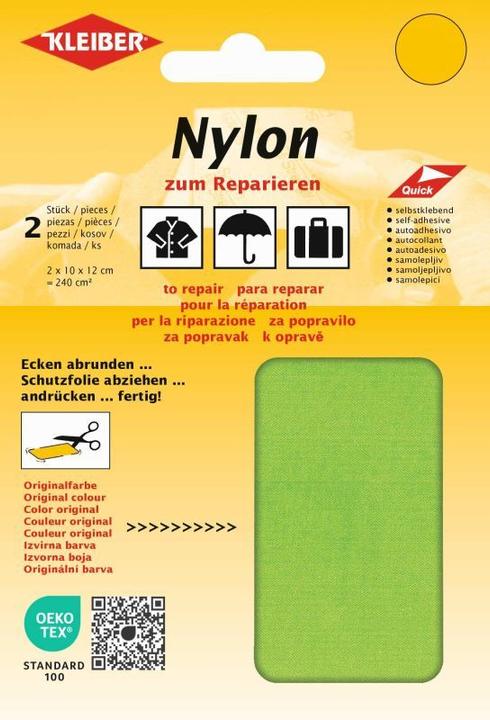 Produktbild Kleiber Nylon-Flicken 10x12 cm grasgrün 2 St