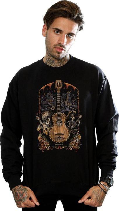 Actual product image Disney Mens Coco Guitar Cotton Sweatshirt (3XL)
