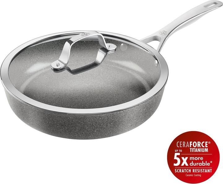Produktbild Ballarini Salina Ceramic Schmorpfanne mit Deckel 28cm (28 cm, Bratpfanne, Keramik)