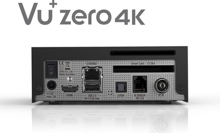 Actual product image Vu+ Zero 4K (1 GB, DVB-C/T2, CI Shaft)