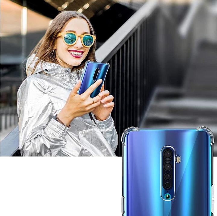 Produktbild Screenguard Oppo Reno2 Hülle Crystal Soft Airbag Bumper (Oppo Reno 2)
