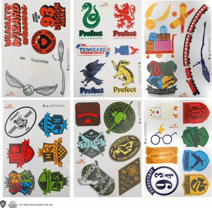 Produktbild Cinereplicas Harry Potter Sticker Pack Umkarton (5)
