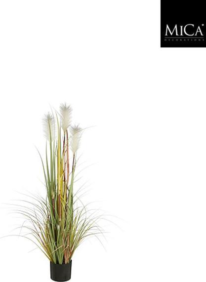 Mica Artificial grass Feather grass Foxtail Ø 45 H 120 cm green (120 cm)