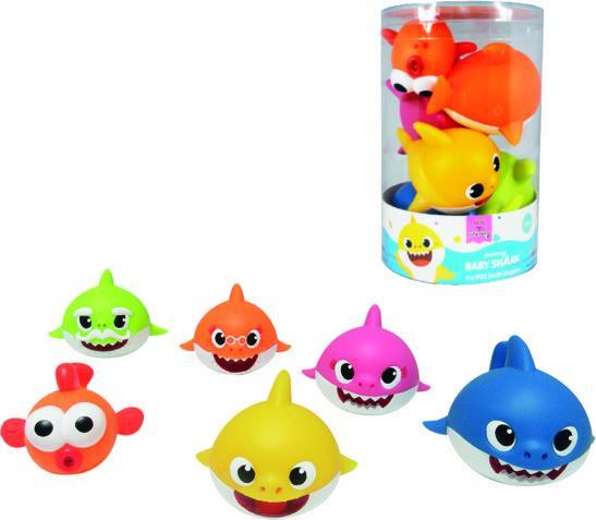 Actual product image ODS Baby Shark - PVC Character Set for Baby Bath