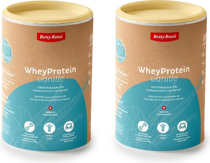 Betty Bossi Nahrungsmittel WheyProtein vanille, 600g, 2er Set (2 Stück, 600 g)