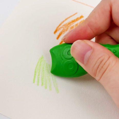 Actual product image Magni Figure wax crayons owl (Multicoloured, 12 x)
