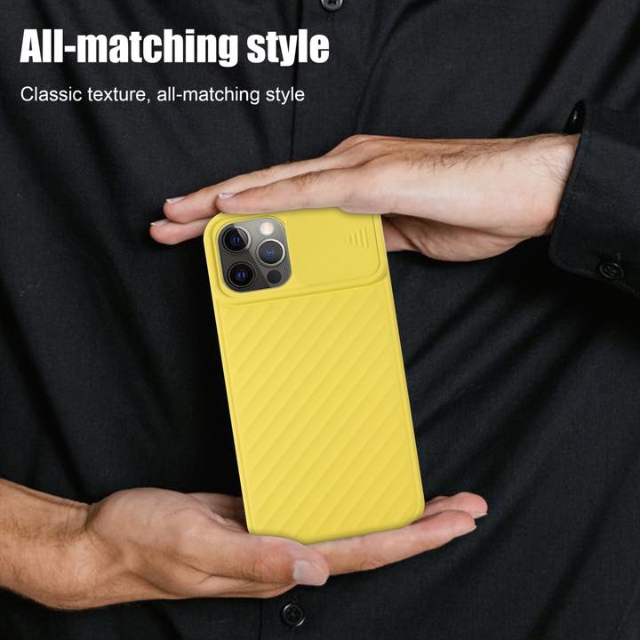 Immagine prodotto Cadorabo Cover in TPU con protezione della fotocamera (Apple iPhone 13 Pro Max)
