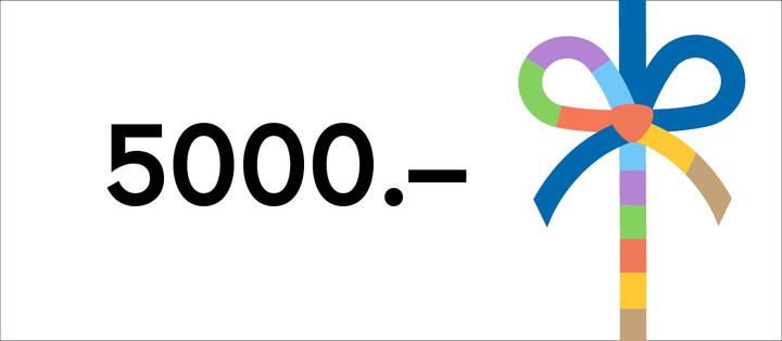 Immagine prodotto Buono digitale del valore di CHF 5000.–