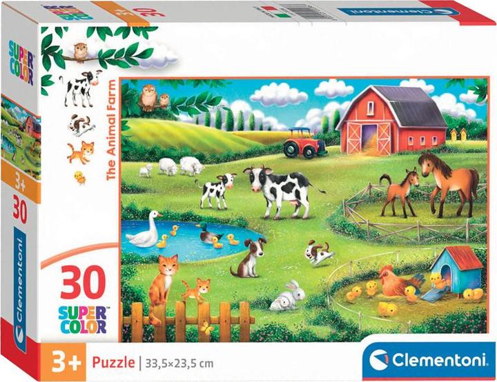 Image du produit Clementoni Puzzle Super Color The Animal Farm, 30 pièces. (30 pièces)