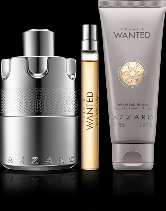 Image du produit Azzaro Wanted Eau de Parfum 100ml Set + Eau de Parfum 10ml + gel douche (Set parfum)