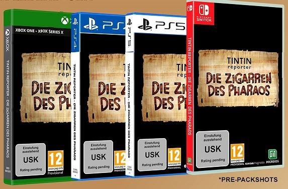Produktbild astragon Tintin Reporter: Zigarren des Pharaos (PS5, DE)