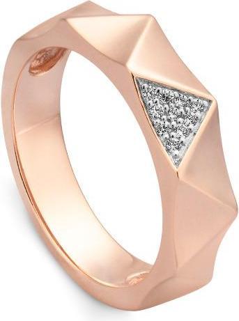 Actual product image Breuning RING - BRILL. 0,065 Ct. H/si (56, 750/18 K Gold)