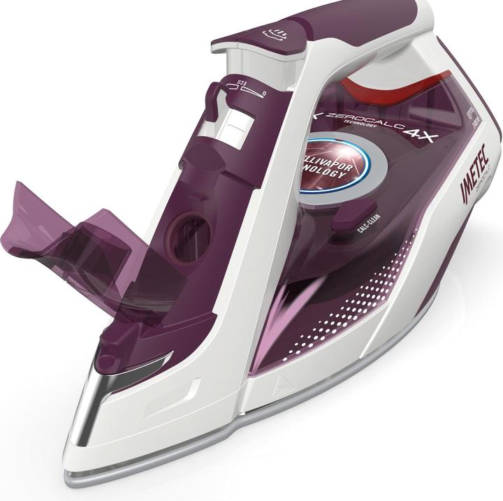 Actual product image Imetec ZeroCalc Z3 3900 Steam and Dry Iron Ceramic Purple, White 2400 W (2400 W)