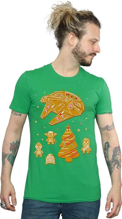 Actual product image Star Wars Mens Gingerbread Rebels T-Shirt (XL)