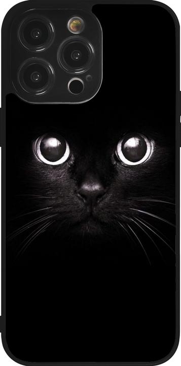 Actual product image PhoneLook Cover silicone black Cat eyes (Apple iPhone 14 Pro Max)