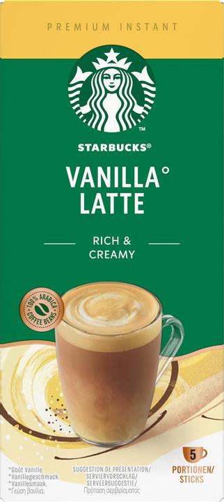 Immagine prodotto Starbucks Latte alla vaniglia (139.30 g)