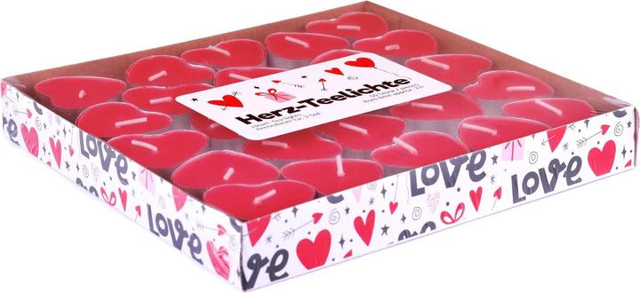 Produktbild Pajoma Teelichter in Herzform (50 Stk.)