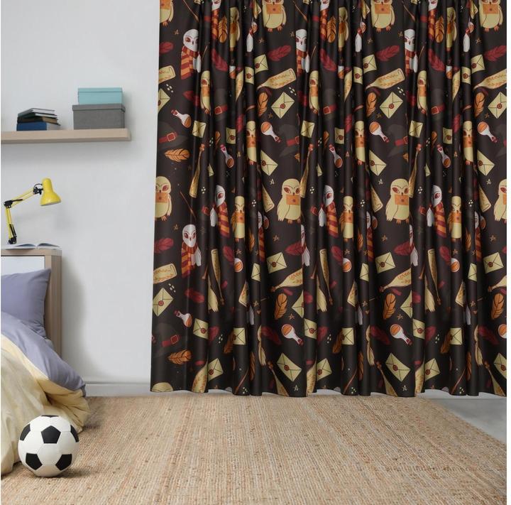 Kindervorhang.ch Rideau occultant Harry Potter Gryffondor 140 x 260 cm (140 x 260 cm)