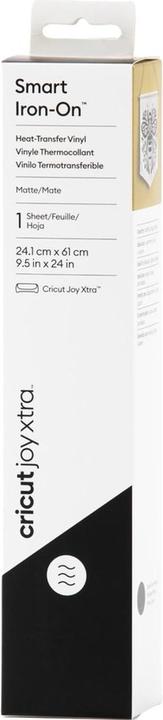 Cricut Aufbügelfolie Joy Xtra Smart 24.1 x 61 cm, Schwarz