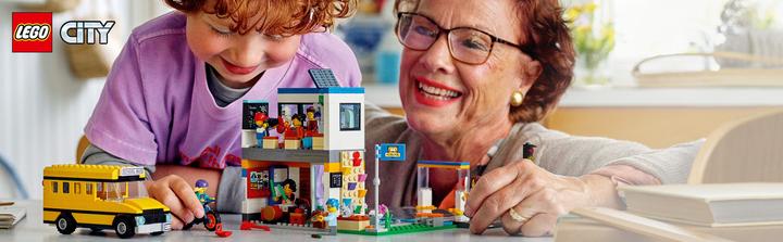 Image du produit LEGO École avec bus scolaire (60329, LEGO City)